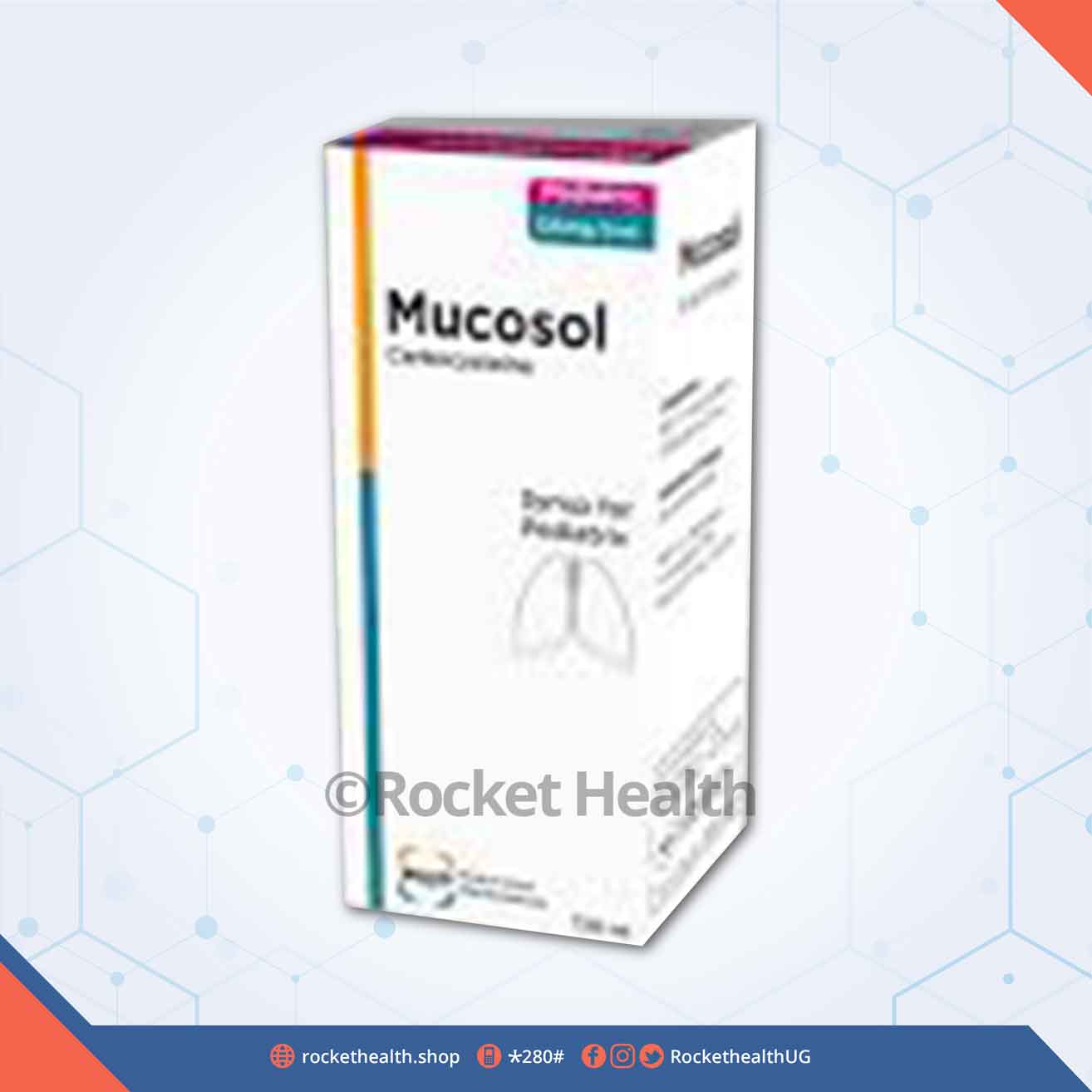 Mucosol 120ml Syrup Rocket Health Shop