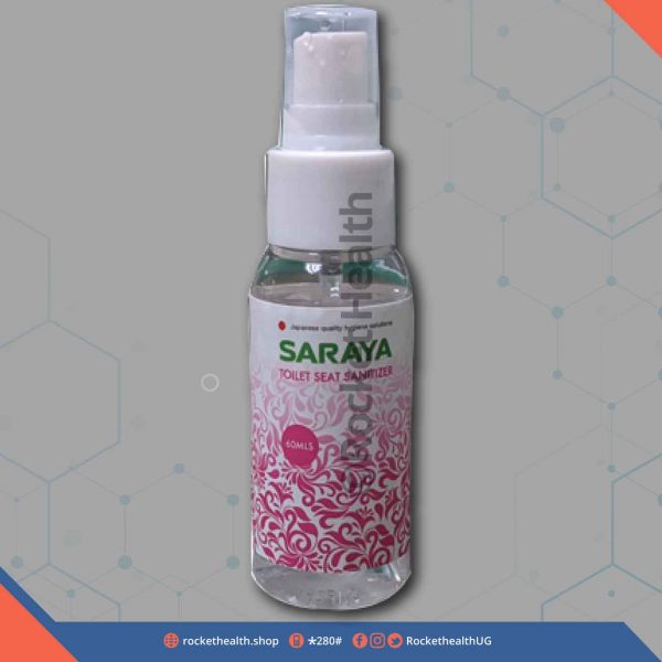 Saraya toilet seat  sanitizer - 60 mls