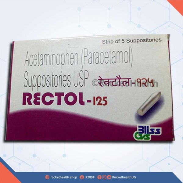 Acetaminophen 250mg RECTOL  SUPPOSITORIES Suppository 5's