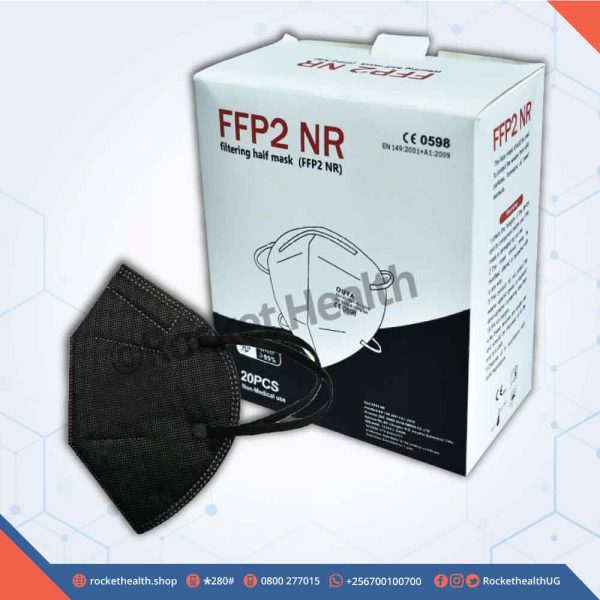 BLACK KN95 Face Masks  20's