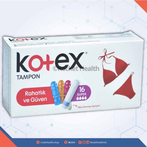 A PACK OF KC KOTEX TAMPONS SUPER