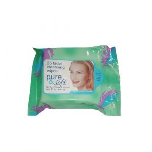 PURE & SOFT FACIAL WIPES 25'S